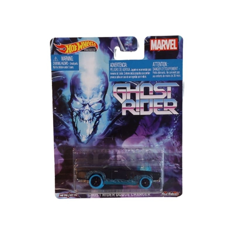 Hot Wheels 1:64 Scale Ghost Rider Charger - Entertainment Series Collectible Car