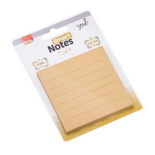 BLOCO ADESIVO KRAFT LINES BRW