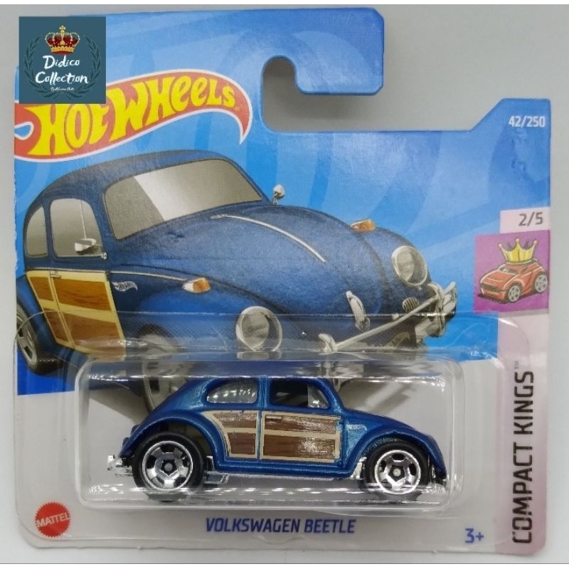 Hot Wheels Volkswagen Beetle HCV26 - 2022 Fusca Azul | Shopee Brasil