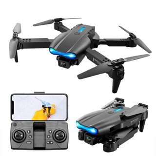 Drone Com Câmera E99 Pro 4K 2.4Ghz Tamanho Profissional Gravação Fotos Wi-Fi e Acessórios Incluídos