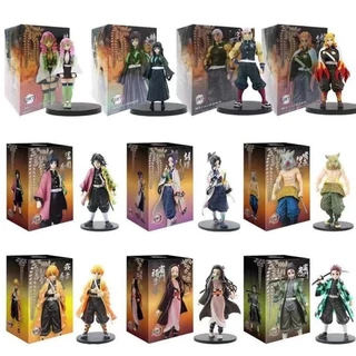 LLT TOYS - Action Figure Demon Slayer Tanjiro Nezuko Zenitsu Inosuke Muichiro Mitsuri Rengoku Giyu Shinobu Kanao Tengen Gyomei Obanai Akaza (anúncio 3)