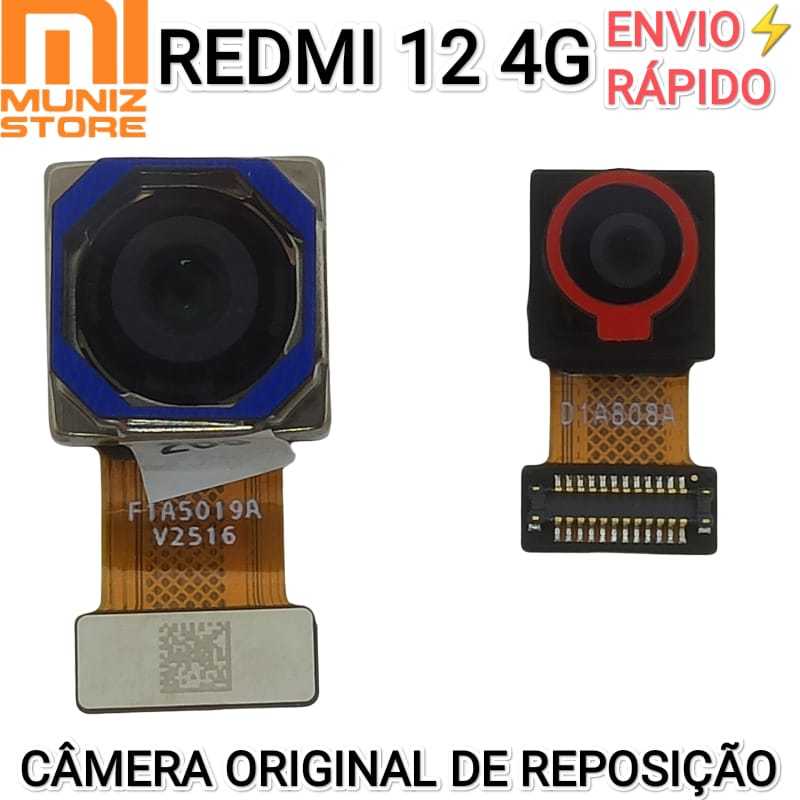 Câmera Redmi 12 4G/5G/Poco M6 Pro 5G 6.79