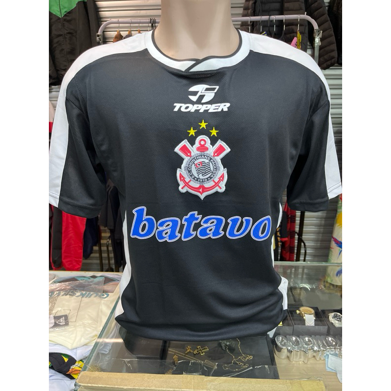 camiseta de time retrô Corinthians batavo