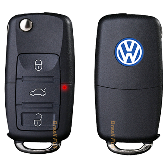 Capa Chave Canivete Oca 3bt Vw Gol G5 Fox Polo Bora Jetta