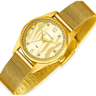 RELÓGIO LINCE FEMININO DOURADO LRGJ137L C2KX