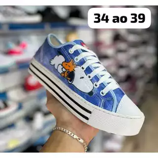 Tênis Feminino Casual Lançamento Super Confortável