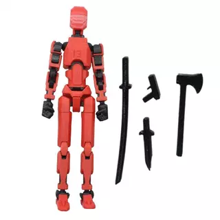 Robô móvel articulado manequim impresso em 3D Multi-Articular