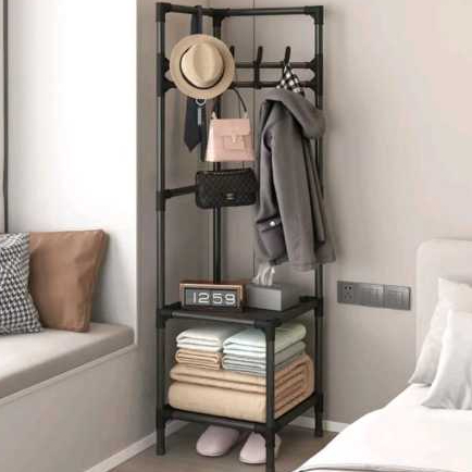 1 Cabideiro Guarda Roupa de Canto Arara Organizador Closet
