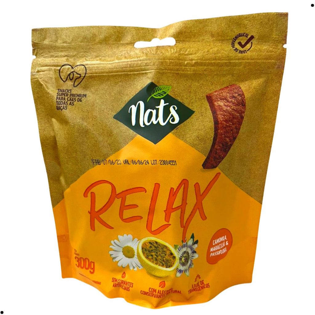 Bifinho Natural Natrelax 300g petisco para cães em Oferta na Shopee