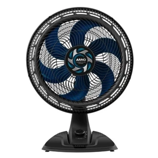 Ventilador de mesa Arno 40cm VB40 Xtreme Force Breezer preto com azul 220v