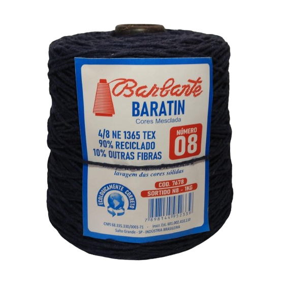 Barbante Baratin nº 08 1kg São Francisco-LINHA PARA CROCHÊ-TAPETES ...