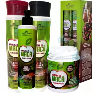 Kit Vinagre De Maçã Bell Corpus Cosméticos Selagem Capilar