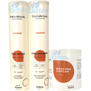Kit Coconut Trattabrasil Professional Ação Nutritiva e Hidratante