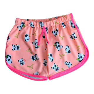 Shortinho com elástico INFANTIL MENINA roupa verão piscina praia 2 ao 6 - Bem Fresquinho I Fácil de Lavar e Secar