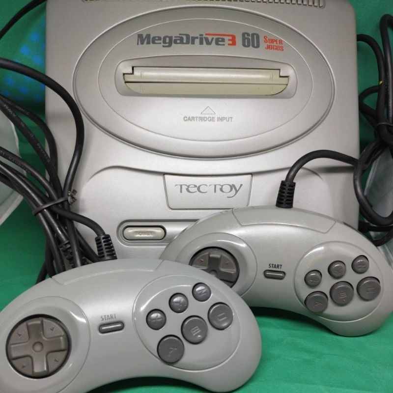 Super Mega Drive 3 60 + micro genius | Shopee Brasil