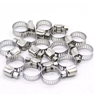 Kit Abraçadeira Rosca S/ Fim 3/4 Polegada 13 a 19 mm Inox Aço Mangueira Gás Água 8mm Atacado Jardim Automóvel