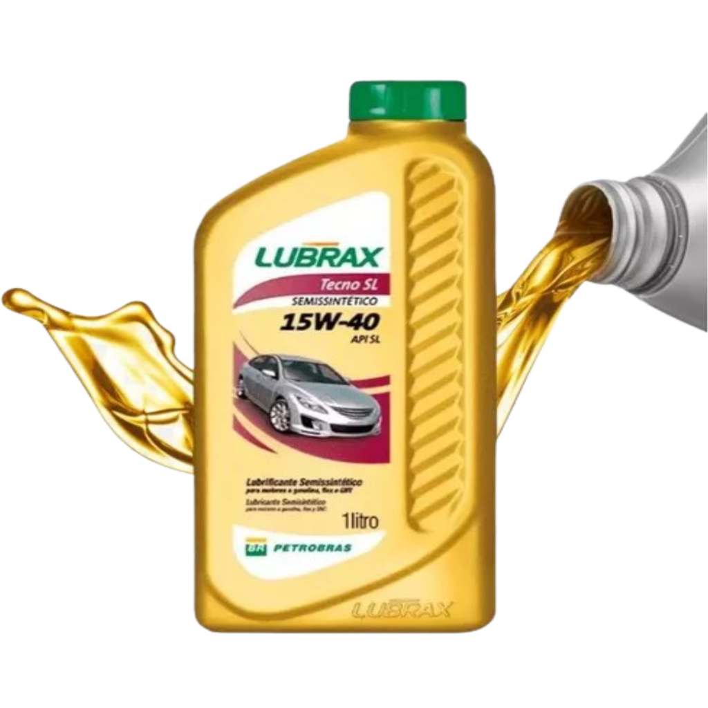 Óleo de motor Lubrax semi-sintético 15W-40 para carro/caminhonete de 1 ...