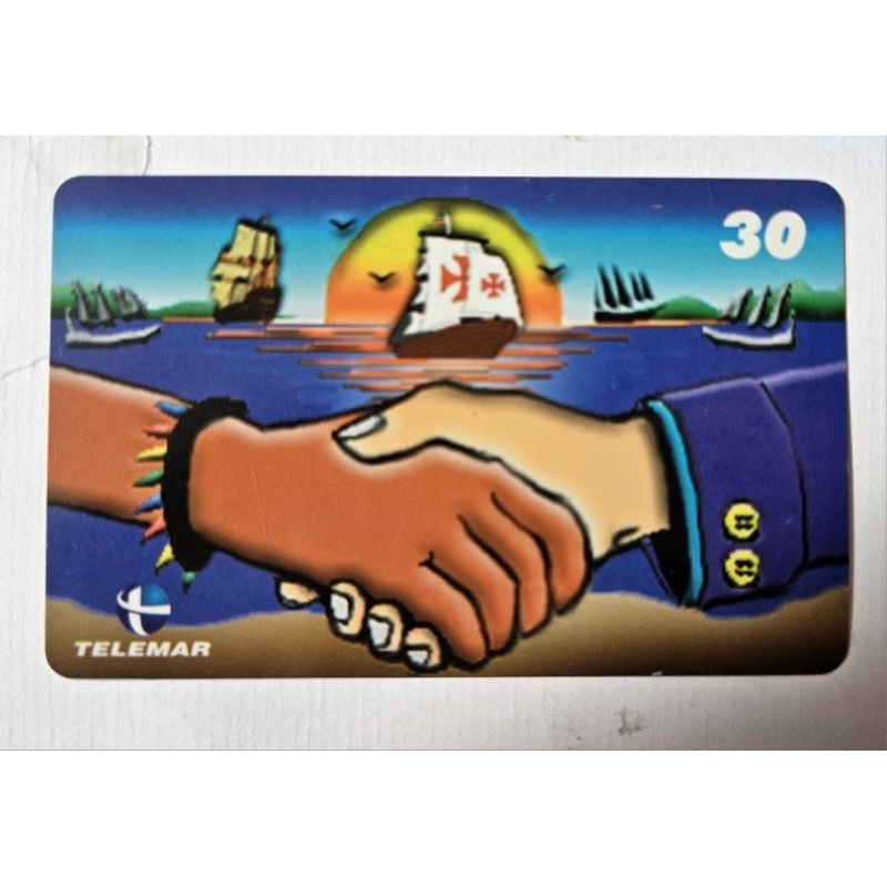 cartao telefônico usado telemar descobrimento do Brasil | Shopee Brasil