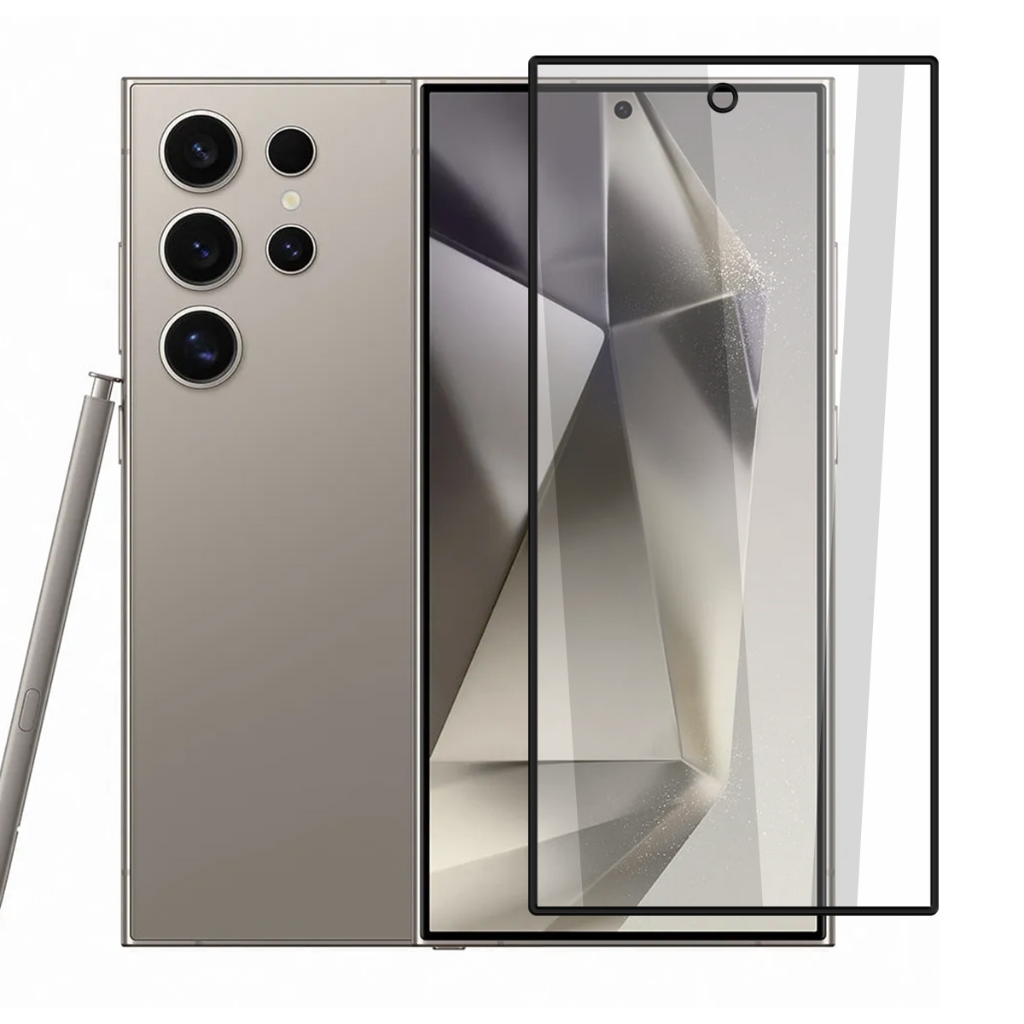 Película Para Galaxy S24 S24 Plus S24 Ultra Em Vidro 3D Pronta Entrega Com Nota Fiscal