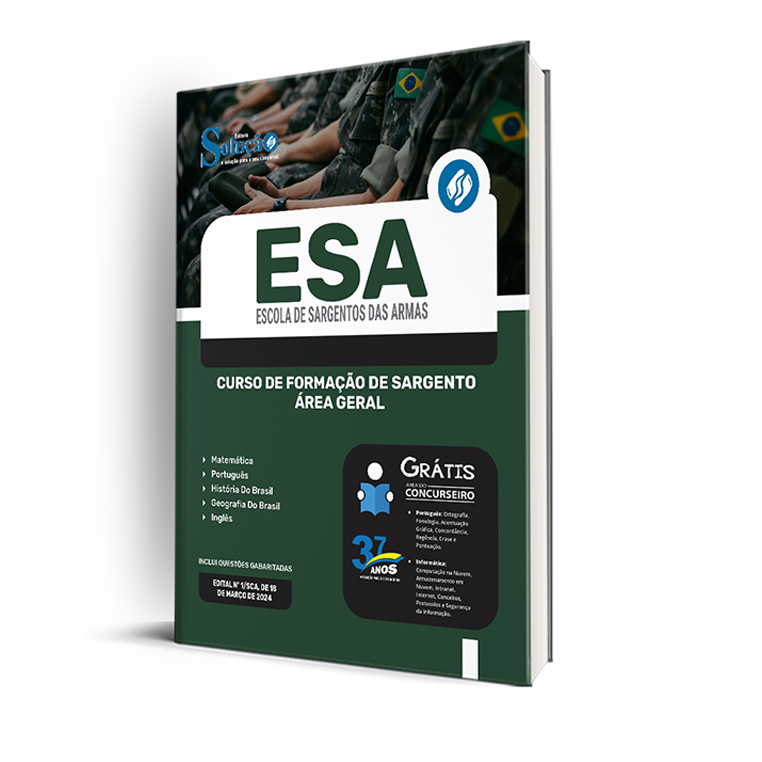 Apostila ESA 2024 - Curso de Formação de Sargento - Área Geral