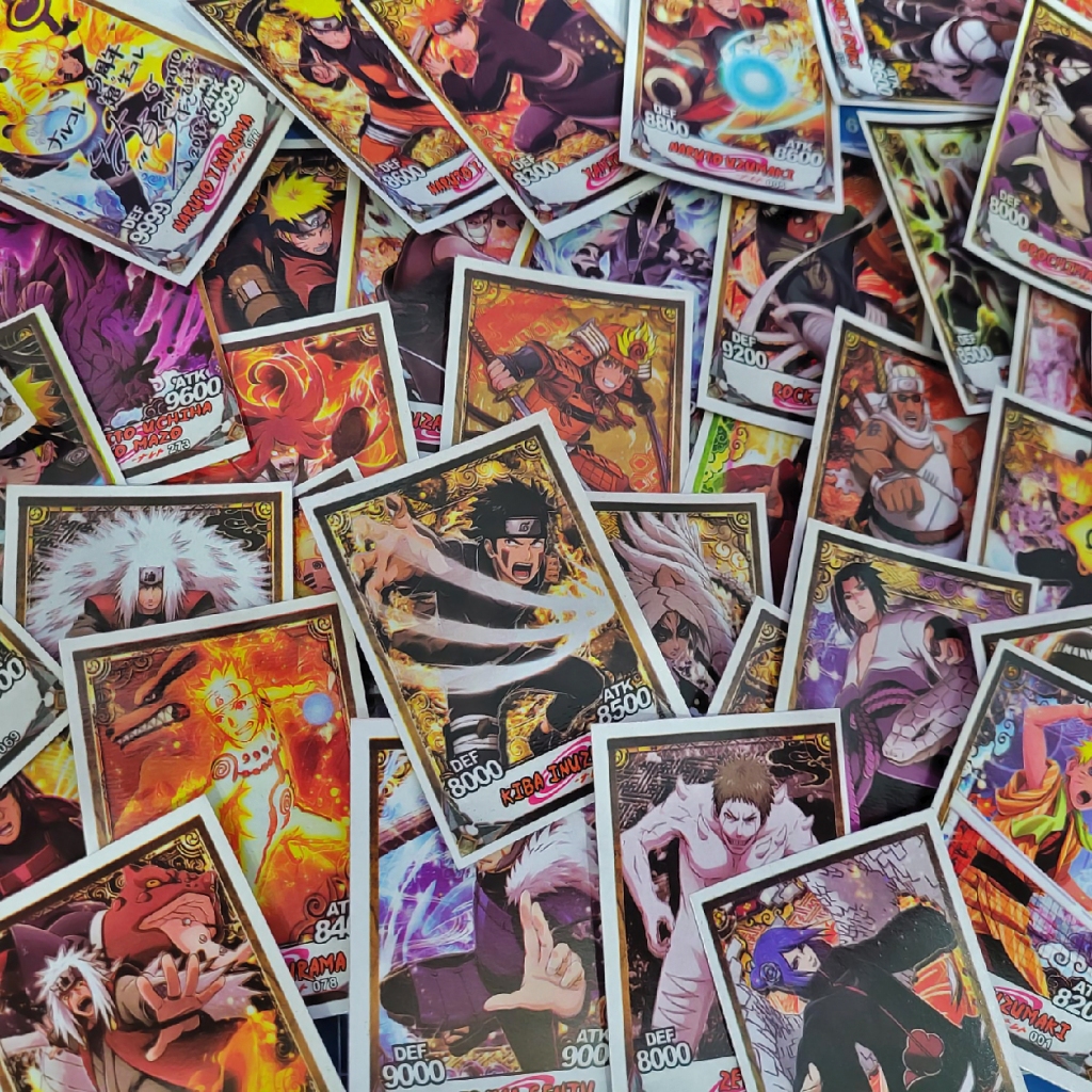 Kit 47 Cards Naruto Card Colecionável Shippuden E Mais | Shopee Brasil