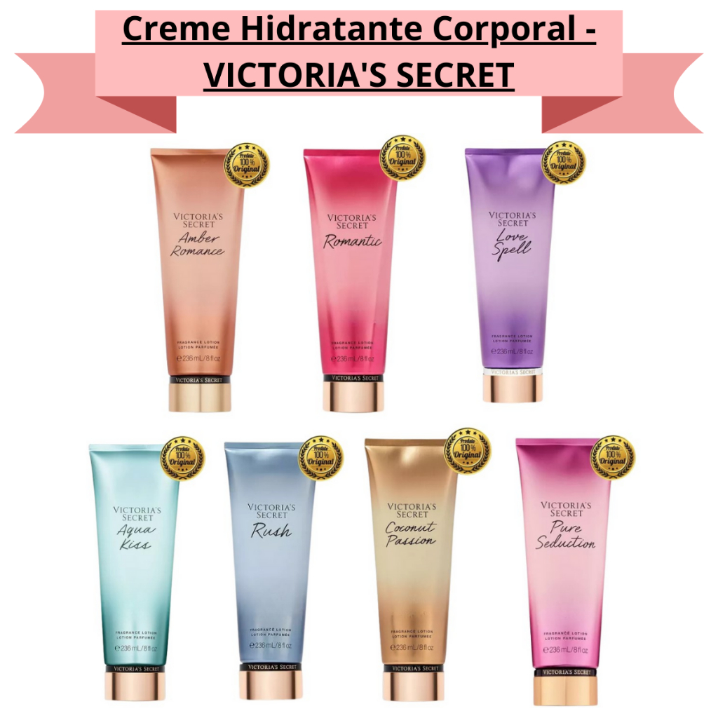 Creme Hidratante Corporal - VICTORIA'S SECRET Escolha o Seu! | Shopee ...