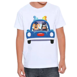 Camisa-Camiseta Detetive Labrador Infantil 100% poliester Blusa unissex Envio imediato