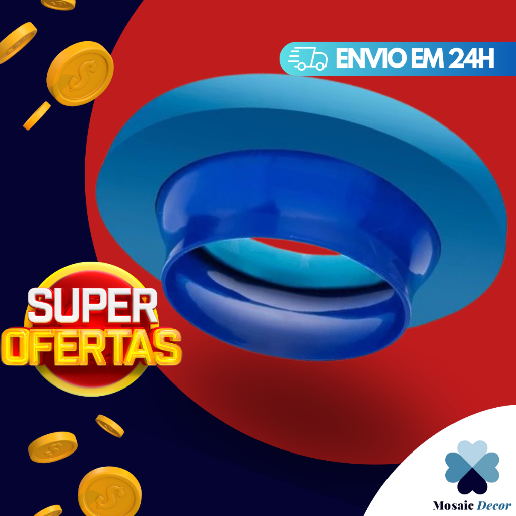 Anel De Cera Com Guia Blukit Para Vedação De Vasos Sanitários Veda o Mau Cheiro e Insetos