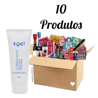 Meu Primeiro Kit 10 Produtos SexShop Lubrificantes Íntimos