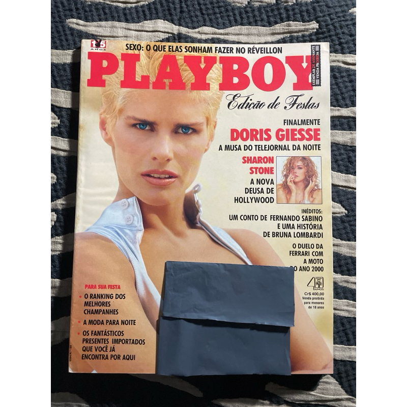 Revista Playboy 90 Doris Giesse Sharon Stone Jacqueline Sheen Shopee
