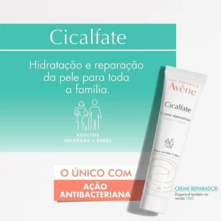 100ml Avene Cicalfate + Creme Facial Reparador Protetor
