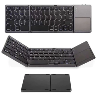 Mini Teclado Touch Dobrável Bluetooth Para Celular