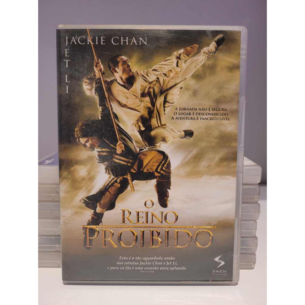 O REINO PROIBIDO - Jackie Chan Jet Li - DVD - Original | Shopee Brasil