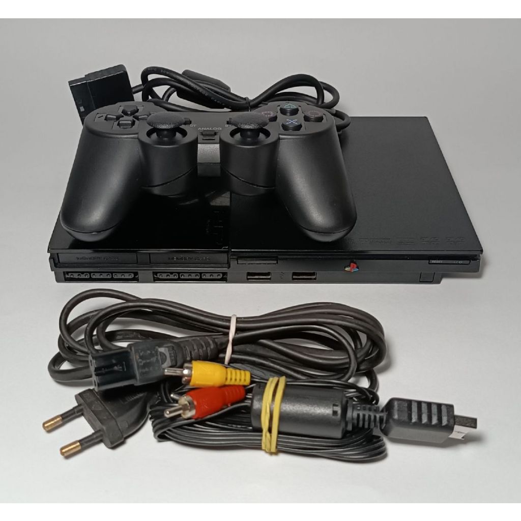 Coque Supérieure PlayStation 2 Slim – Grise – Occasion