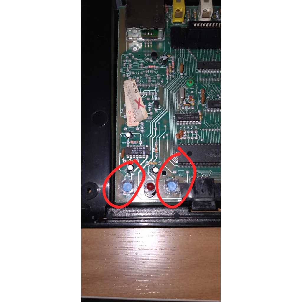 Botão power ou reset para phantom system