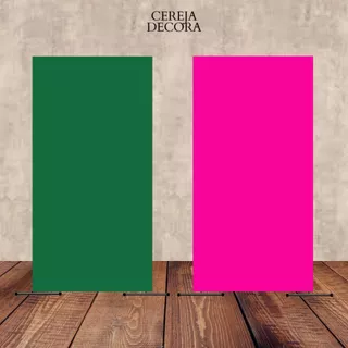 Capa Para Painel RETANGULAR com 2 CORES VEST FÁCIL DECORAÇÃO DE FESTAS