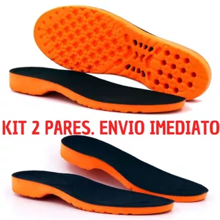 PALMILHA DE GEL KIT 2 PARES ANATÔMICA SUPER CONFORTÁVEL ORTOPÉDICA PROMOÇÃO