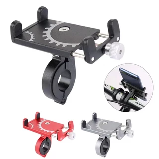 suporte universal de telefone para bicicleta smartphone de alumínio estável celular anti-vibração guidão - BMG-61
