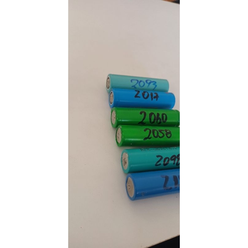 18 baterias de 18650 entre 1800 a 2000 mAh usadas