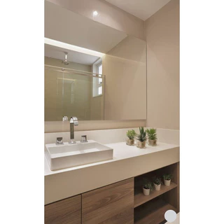Espelho 80x80 cm Decoração Sala / Quarto / Penteadeira / Barbearia - Espelho Grande