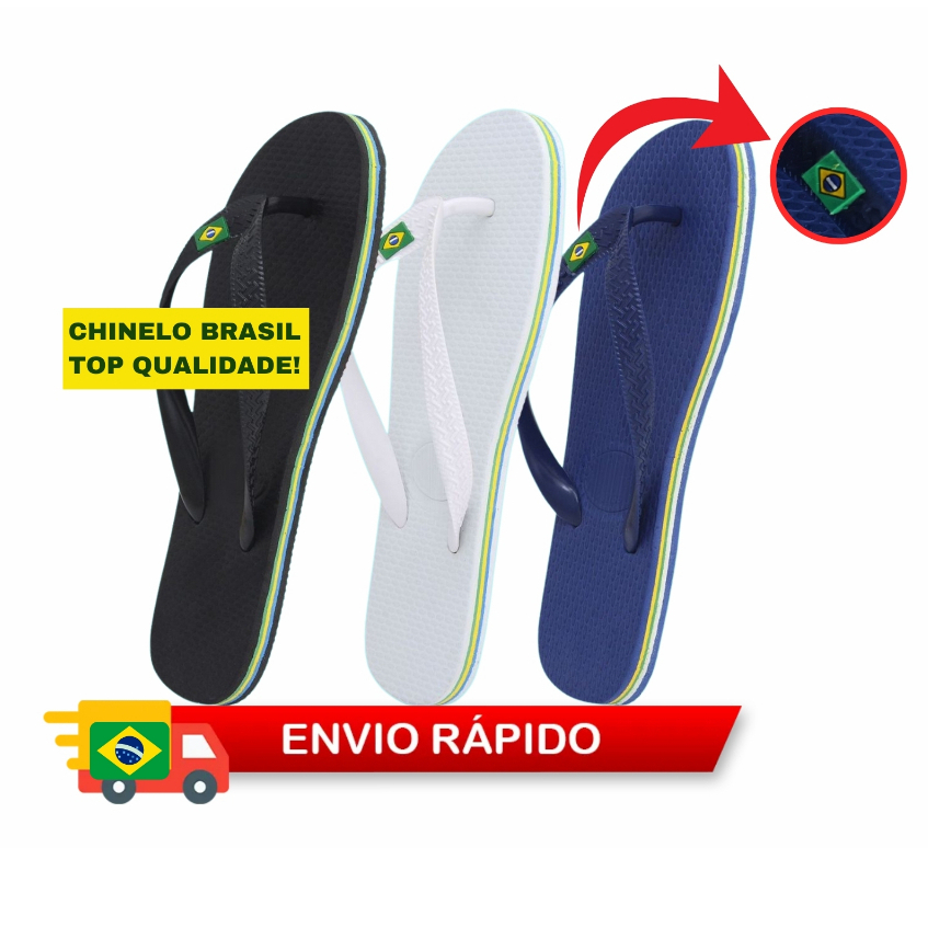 Chinelo Havaianas Tradicional Brasil 33 ao 44 Postamos No Mesmo Dia Full