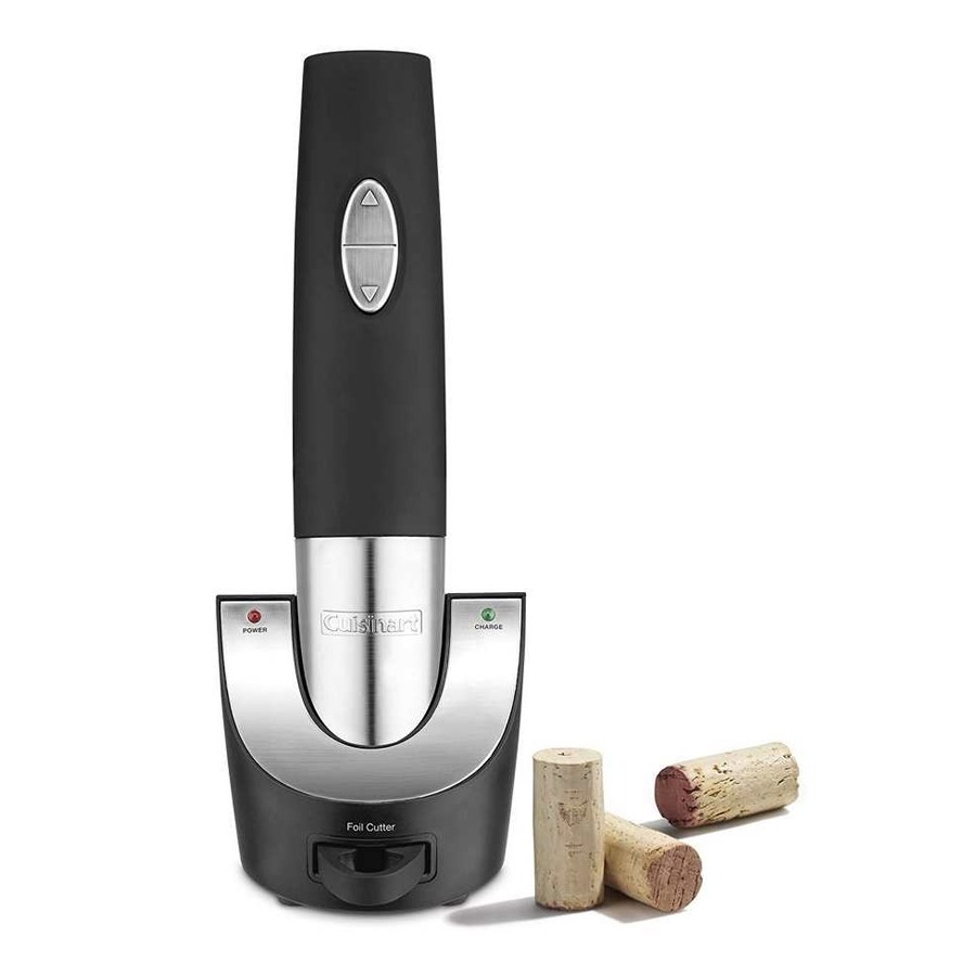 Abridor Saca Rolhas de Vinho Cuisinart Elétrico WO-51DBR Inox Bivolt