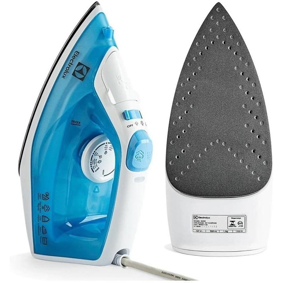Ferro de Passar Seco e Vapor, Base Antiaderente, Vapor Vertical, Extra ...
