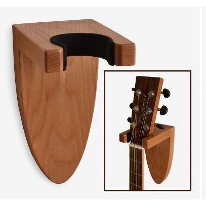 SUPORTE VIOLÃO MADEIRA DE PAREDE PERSONALIZADO À LASER