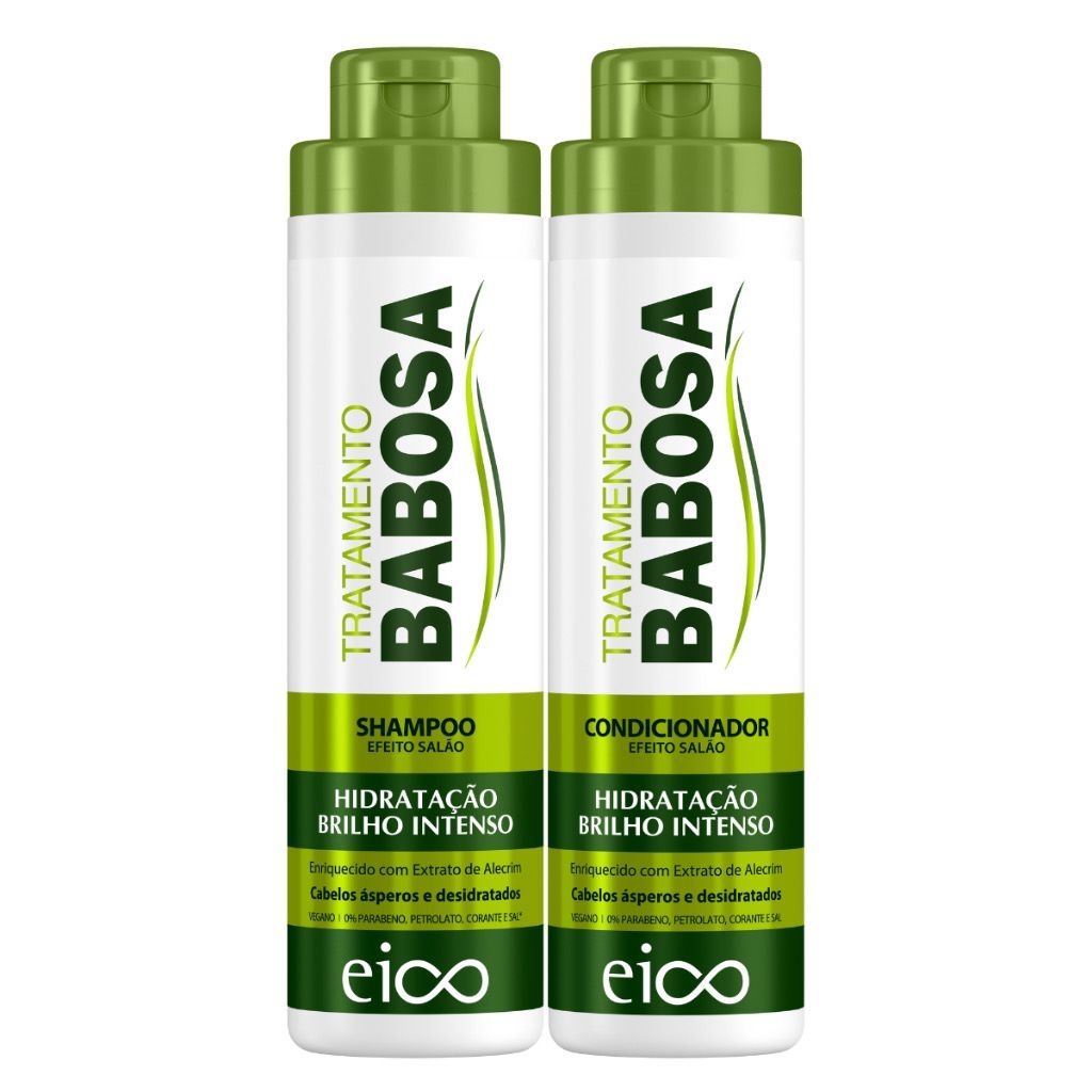 Kit Shampoo e Condicionador Eico Babosa
