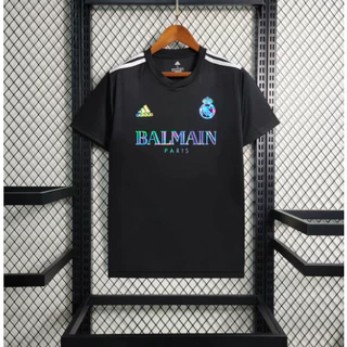 Camisa - Real Madrid Balmain - Preto - Home Torcedor - Envios Super Rapidos