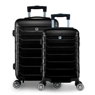 Kit 2 Malas de Bordo Viagem Avião Regulamentada ANAC Rodinha 360 Dupla 2 Unidades