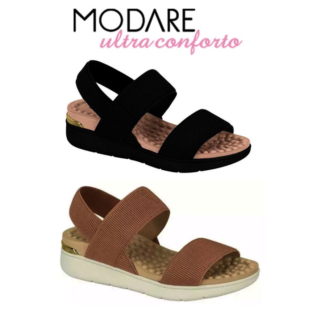 Modare Sandália Original Ultra Conforto para Esporão e Fascite Plantar ...