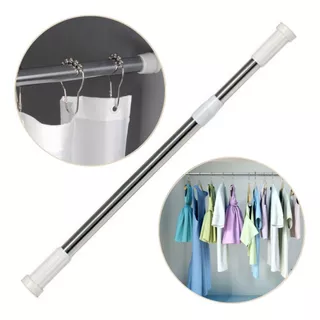 Varão Extensível Para Cortina De Box Multiuso Banheiro Casa Envio Agora!