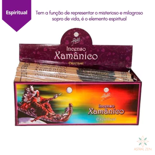 Incenso Xamânico Flute Espiritual - Kit com 4 Iguais ou Variados